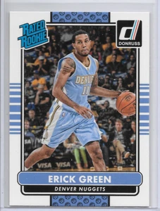 2014-15 Erick Green Rated Rookie Donruss Basketball Card #234 Denver Nuggets - Imagen 1 de 2