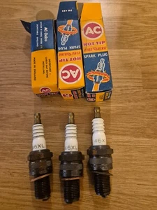 13 New Old Stock 46XL AC Delco Spark Plugs, for AC, Austin, Daimler, Rover etc - Picture 1 of 24