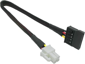 (3-Pack) Motherboard ATX 4 Pin to SATA Hard Drive HDD Power Adapter Cable for Le - Picture 1 of 6