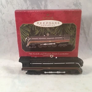 Hallmark Keepsake Ornament 746 Norfolk and Western Steam Locomotive 1999 - Picture 1 of 5