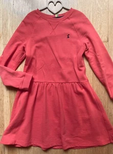 JOULES SOLID ORANGE GIRL SWEATER DRESS COTTON LONG SLEAVE SWEATER 10 JACADI - Picture 1 of 4