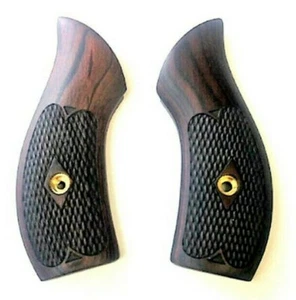 J Frame Grips fits most Smith & Wesson S&W Rosewood Checkered Stunning - Picture 1 of 4