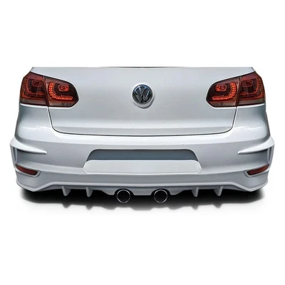 For Volkswagen GTI 10-14 R400 Look Style Fiberglass Rear Bumper Cover Unpainted - Изображение 1 из 4