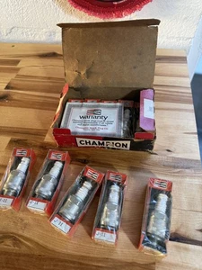‘NOS’ Champion RJ-11Y Spark Plugs...Charger, Road Runner, Cuda, Challenger, GTX - Picture 1 of 5