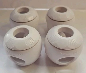 Kindertürknauf Sicherheitsabdeckungen 4er Pack Baby Proof Safe Schlösser für Türen Weiß - Bild 1 von 8