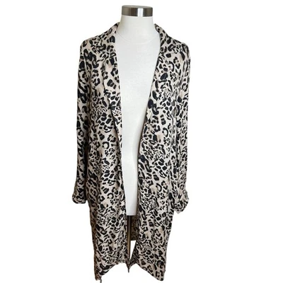 Plumero Philosophy con estampado de animales para mujer cuello de muesca mediana aberturas abiertas mafia Foto 1 de 4