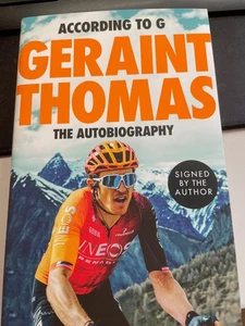 SIGNED - According to G The Autobiography By Geraint Thomas New 1st Edition HB - Picture 1 of 2