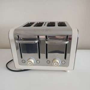Dualit Architect 4 Slice Toaster Model CAT4 Cream & Polished Stainless Steel - Picture 1 of 19