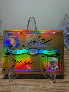 Bowman 2007 doble oro esterlina Greg Olsen Zach Miller novato automático #/250 #BSHC-OM - Imagen 1 de 2