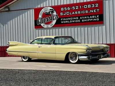 Cadillac 1959 cupé DeVille Deluxe, Gotham Gold, Air Ride 390 V8 ¡Atundedor! Foto 1 de 4