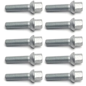 H&R 1453502 10 x Mercedes Type Ball Seat Wheel Lug Bolts 14 x 1.5 x 35 mm Set - Picture 1 of 4