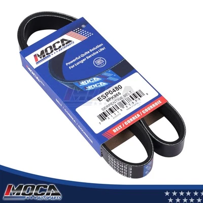 Serpentine Belt for Isuzu Mazda 3 6 CX-5 CX-9 Porsche Cayenne VW Touareg 6PK965 Foto 1 de 4