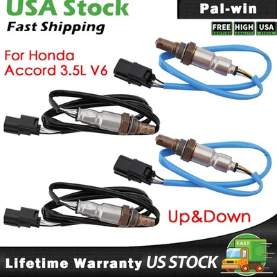 Sensor de oxígeno O2 ascendente y descendente 4 piezas para Honda Pilot 2009-2015 y Odyssey 2011-2013 3,5 L Foto 1 de 4
