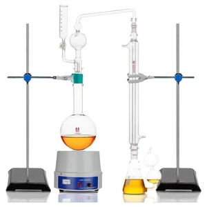 Complete Azotometer Set: Nitrogen Distillation Glassware for Fertilizers - Picture 1 of 9