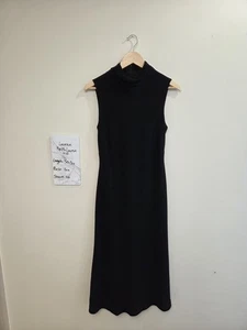 Lauren Ralph Lauren Kleid Damen 10 schwarz ärmellos A-Linie Maxi Cocktail formell - Bild 1 von 8