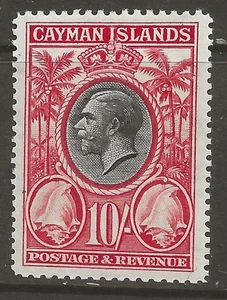 CAYMAN ISLE (4070) KGV 1935 SG107 10/- DEFINITIVE KEY VALUE FINE U/M/M - Bild 1 von 1