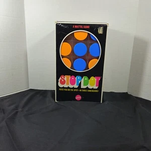 Mattel Stop Dot Game 35 Disc's Vintage Strategy Game 1969 New - Picture 1 of 17