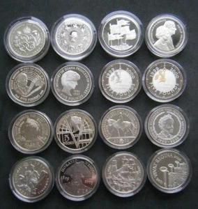 Royal Mint SILVER PROOF Five Pound Coin £5 1990 - 2024  Choose your coin - Picture 1 of 8