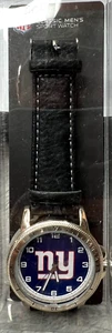 New York Giants Watch Classic Sports Men's Black Leather Sparo NFL Merch - Picture 1 of 5