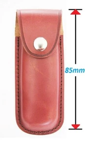 SMALL / MINI ** LEATHER ** POCKET FOLDING KNIFE MULTI TOOL BELT POUCH - Picture 1 of 2