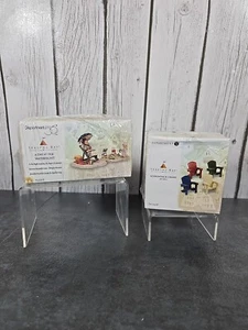 DEPT 56 SEASONS BAY ADIRONDACK CHAIRS SET OF 4 53436 + A Day At The Waterfront - Imagen 1 de 3