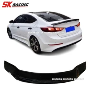 Fits For Hyundai Elantra 2017-2018 Gloss Black Rear Trunk Deck Lip Wing Spoiler - Bild 1 von 15
