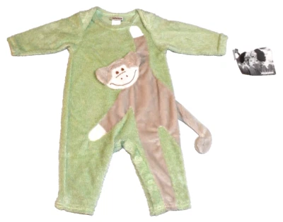 Nuevo con etiquetas Mameluco Cach Bebé Mono Infantil 1 Pieza Patas Talla 9 Meses Verde Foto 1 de 4