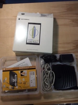 Motorola Surfboard Cable Modem SB5120 Preowned Networking Computer Hardware - Image 1 of 4