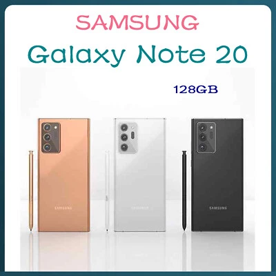 Samsung Galaxy Note 20 5G Einzel-SIM NFC Entsperrt 128GB Verschiedene Farben NEU - Bild 1 von 4