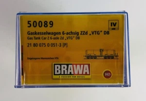 Brawa 50089 H0 Gas-Kesselwagen ZZd "VTG" 21 80 075 0 051-3 Ep. IV DB - Picture 1 of 2