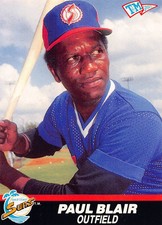 Paul Blair 1989 T&M Senior League 8    Baseball Card