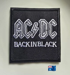 1pcs 7.5x7.5 Band AC/DC Iron On Embroidery Patch - Picture 1 of 2