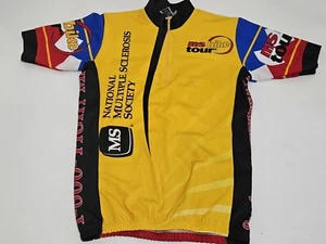 Pyro Apparel Cycling Jersey MS Multiple Sclerosis Bike Tour Bicycle Men’s Small - Picture 1 of 10