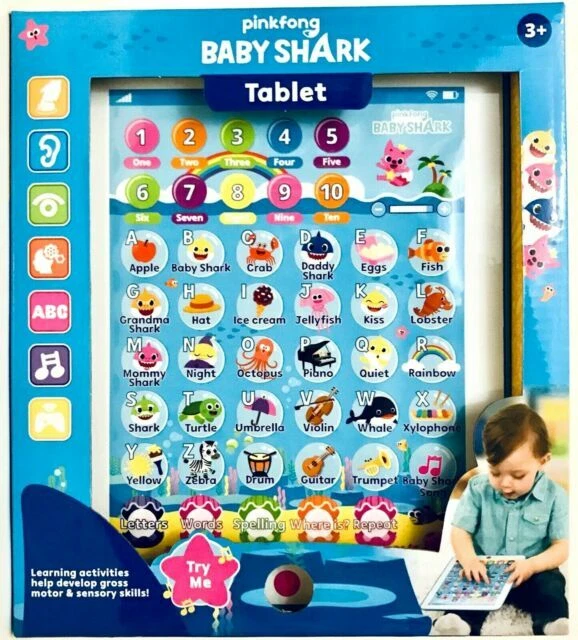 Nueva tableta Pinkfong Baby Shark sellada de fábrica ayuda a las habilidades motoras y sensoriales gruesas Foto 1 de 1
