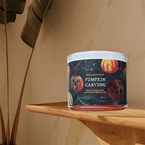 Bath & Body Works Pumpkin Carving 3-Wick Scented Candle - Picture 1 of 8