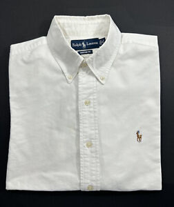 Ralph Lauren Men’s Custom Fit Shirt L 16  32/33 White Long Sleeve