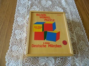 Bilder-Wurfel Puzzle - 6 German Cube Puzzles Deutsche Marchen - Picture 1 of 5