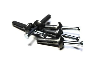 (50) 1/4" x 1" Hammer Drive Concrete Anchor - Zinc - Imagen 1 de 3