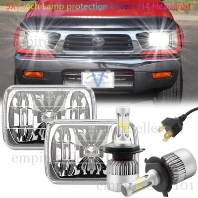 Par de faros LED 5x7" 7x6" altos bajos para camioneta Toyota 82-95 Tacoma 1995-1997 Foto 1 de 4