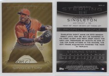 2013 Bowman Sterling Prospects Gold Refractor /50 Jon Singleton Jonathan #BSP-21