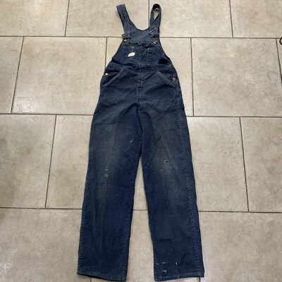 Vintage Smiths Workwear Jeans Sanforized Tailor Made Overalls Bibbers Corduroy - Image 1 of 4