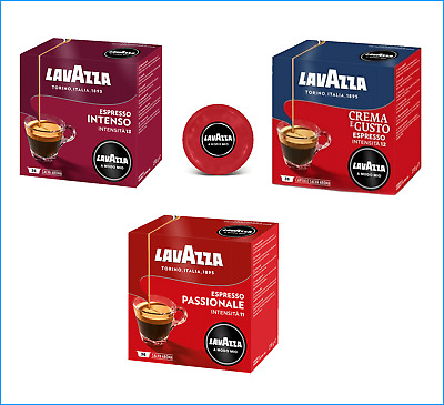 360 Capsule Caffe LAVAZZA A Modo Mio Passionale Intenso Crema E Gusto Originali • 17.81€