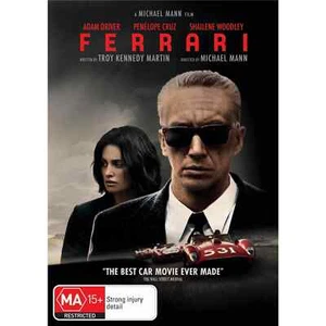 BRAND NEW Ferrari (DVD, 2023) R4 Movie Adam Driver | Penelope Cruz - Picture 1 of 1