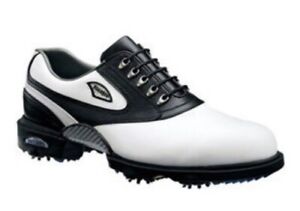 Footjoy Dryjoys Pro Golf Shoes 53650 Black white Soft Spike Men's Size 9.5 WIDE