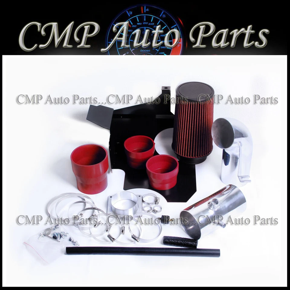 RED INTAKE KIT FIT 99-03 FORD EXCURSION F-250 F-350 F-550 6.8 6.8L SUPER DUTY  - Image 1 of 1