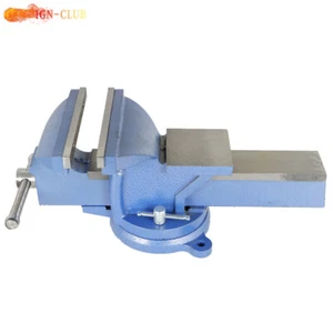 8 Inch Mechanic Bench Vise Table Top Clamp Press Locking Swivel Base Heavy - Picture 1 of 12