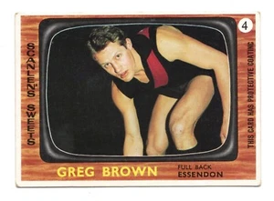 1967 Scanlens (4) Greg BROWN Essendon - Bild 1 von 2