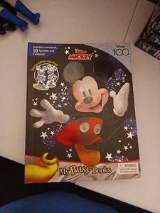 Disney Mickey 100 My Busy Books ( Limited Edition ) With 10 Character Figures - Picture 1 of 4