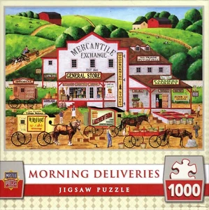 Morning Deliveries 1000 Piece Puzzle - Art Poulin - Picture 1 of 1