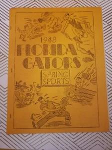 1948 Florida Gators Spring Sports Publication - Picture 1 of 11
